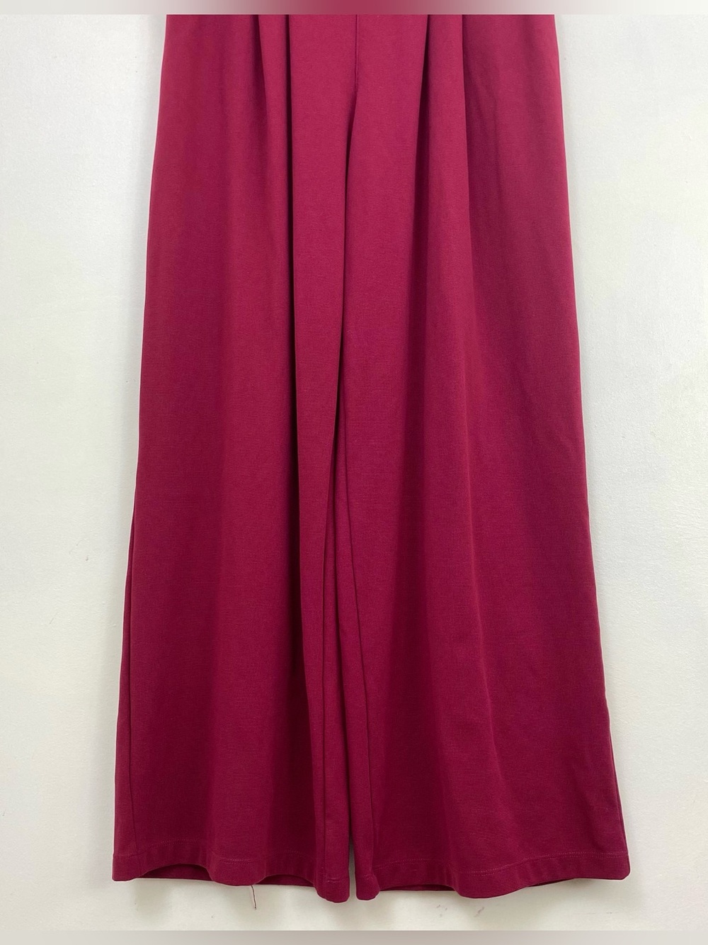 HALARA Burgundy Wide Leg High-Waist Pants - Picture 8 of 11